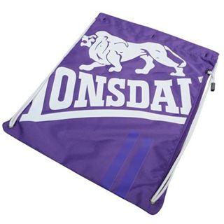 Lonsdale Large Logo Gymsack Purple/White
