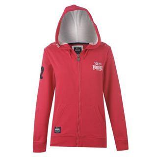 Lonsdale Flying The Flag Zip Hoody Ladies Pink