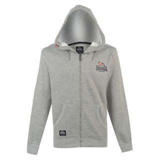 Lonsdale FTF Z Hoody Mens Grey
