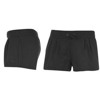 Puma Sweat Shorts Ladies Black