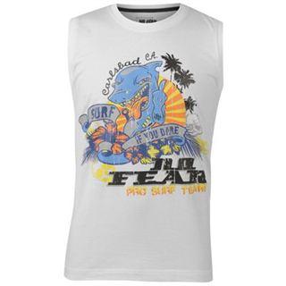 No Fear Music Vest Mens White