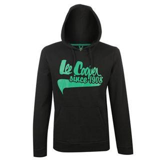 Lee Cooper C SD Logo Hoody Mens Black