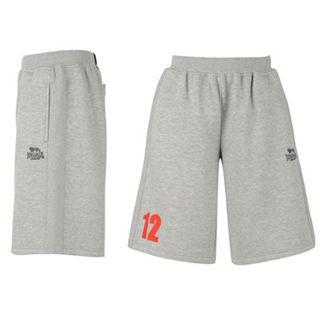Lonsdale FTF Fleece Shorts Mens Grey