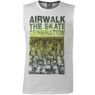 Airwalk Sleeveless T Shirt Mens White