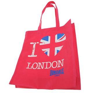 Lonsdale I Love Shopping Bag Ladies Pink