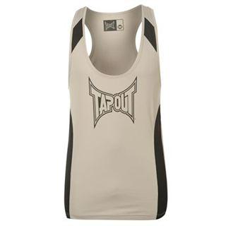 Tapout Panel Muscle Vest Mens Grey