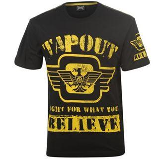 Tapout Believe T Shirt Mens Black