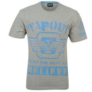 Tapout Believe T Shirt Mens Grey