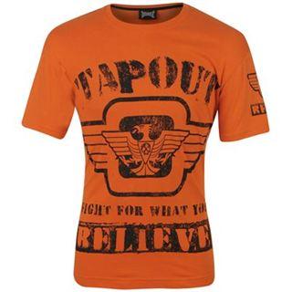 Tapout Believe T Shirt Mens Orange