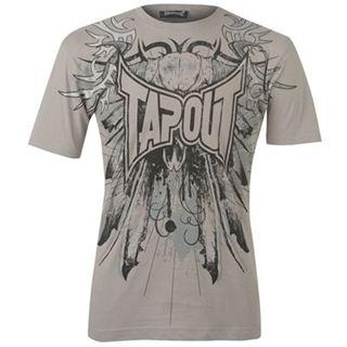 Tapout Feather TShirt Mens Grey