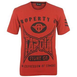 Tapout 10520 Print T Shirt Mens Red