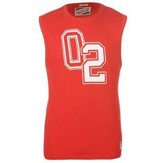 Russell Athletic Print Vest Mens Red
