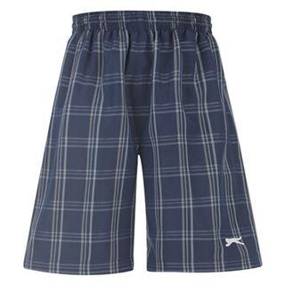 Slazenger Checked Shorts Mens Navy