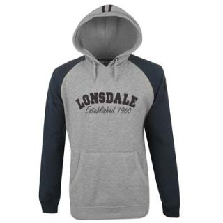 Lonsdale BB OTH Hoody Grey/Navy