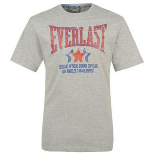Everlast Classic T Shirt Mens Grey