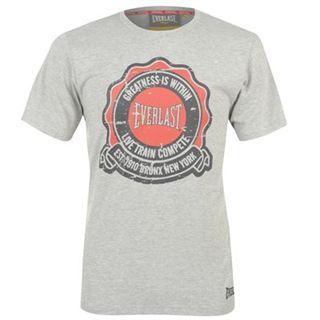 Everlast Classic T Shirt Mens Grey