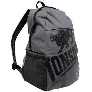 Lonsdale Large Logo Backpack Charc/Black
