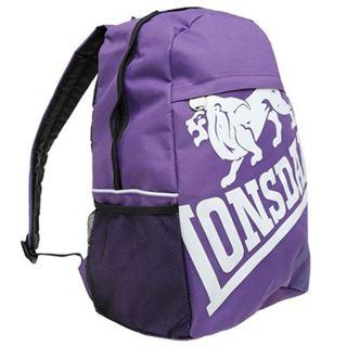 Lonsdale Large Logo Backpack Purple